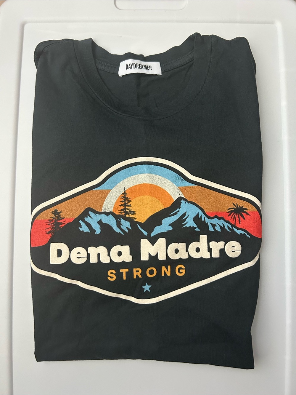 EUC Daydreamer Black Dena Madre Strong Graphic Tee (Unisex)